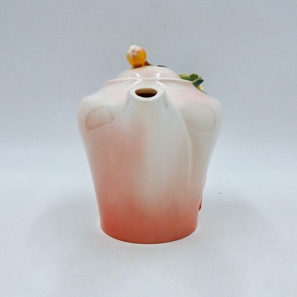 Pier 1 Imports Ladybug Daydreams Teapot 3D Lady Bug Pink Hand Painted Porcelain - Picture 4 of 10